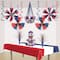 Beistle 54" x 108" Patriotic Plastic Table Covers, 2ct.